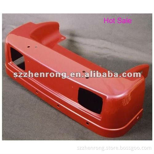 Kart front cover with thick vacuum forming